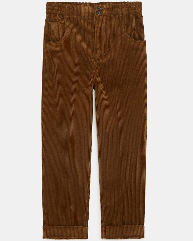 Zara corduroy trousers top